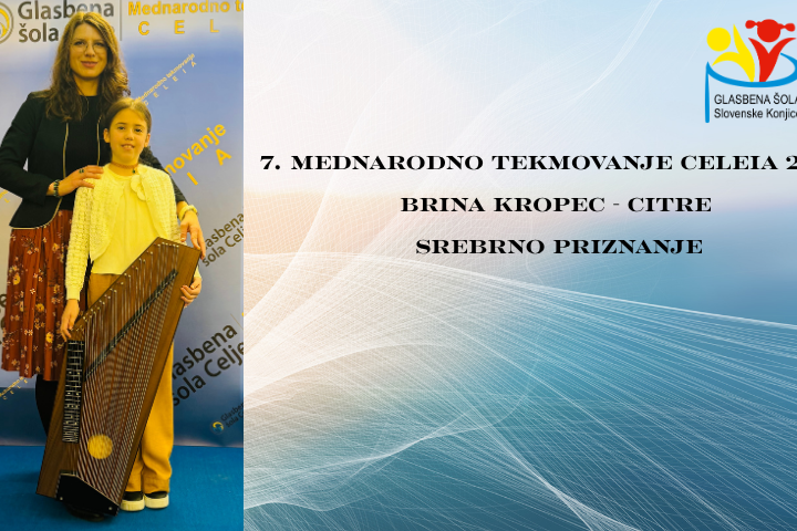 Brina Kropec, srebrno priznanje